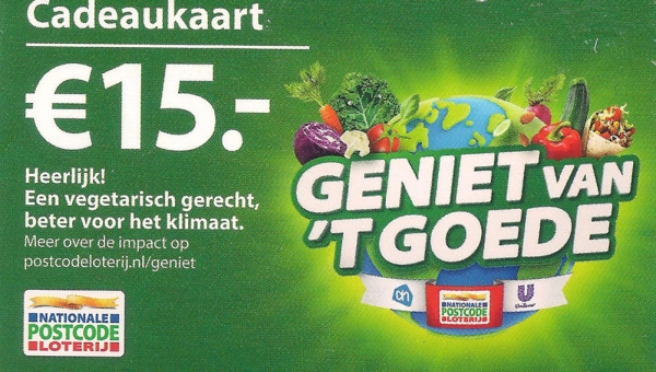 Doneer uw Postcode Cadeaukaart aan de Voedselbank